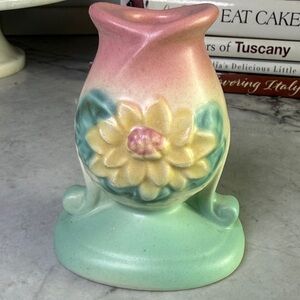 Vintage Hull Pottery Candle Holder